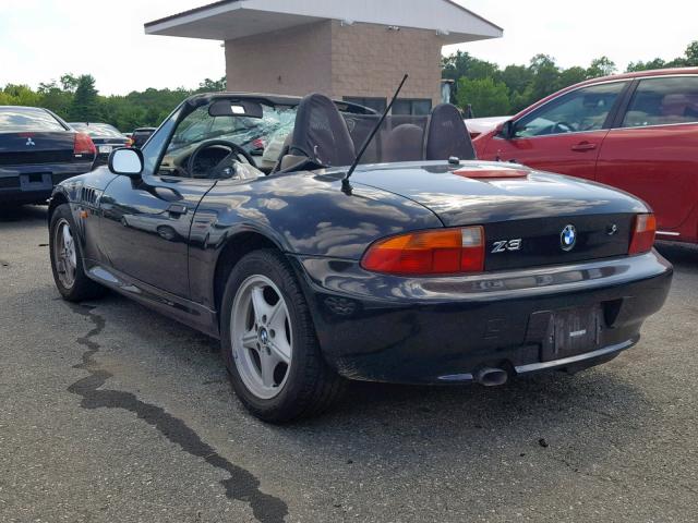 4USCH7338WLE08982 - 1998 BMW Z3 1.9 BLACK photo 3