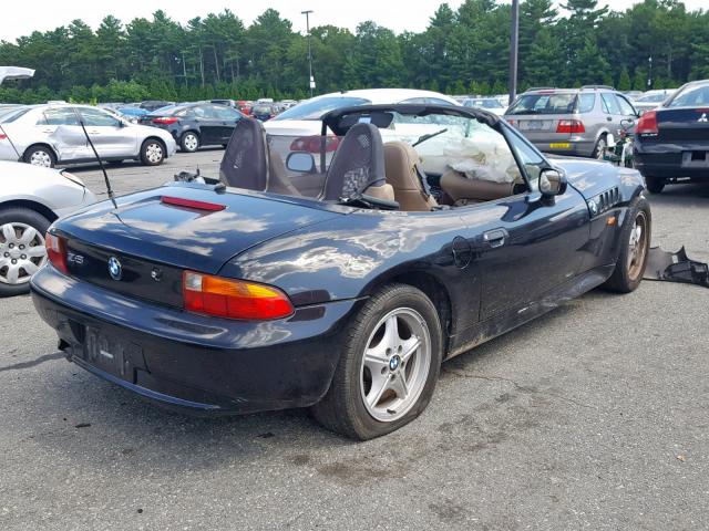 4USCH7338WLE08982 - 1998 BMW Z3 1.9 BLACK photo 4