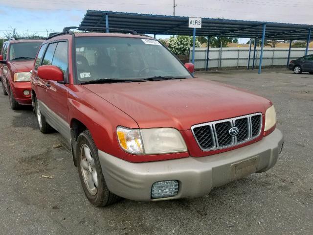JF1SF65541H758057 - 2001 SUBARU FORESTER S MAROON photo 1