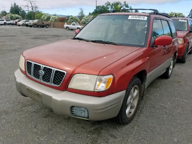 JF1SF65541H758057 - 2001 SUBARU FORESTER S MAROON photo 2