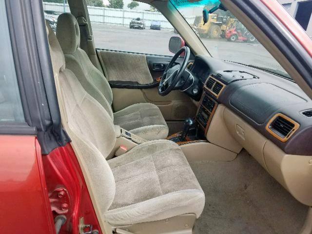 JF1SF65541H758057 - 2001 SUBARU FORESTER S MAROON photo 5