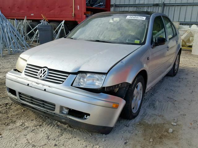 3VWSF29M7XM069233 - 1999 VOLKSWAGEN JETTA GLS SILVER photo 2