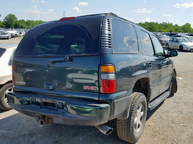 1GKEK63U44J311940 - 2004 GMC YUKON DENA GREEN photo 4