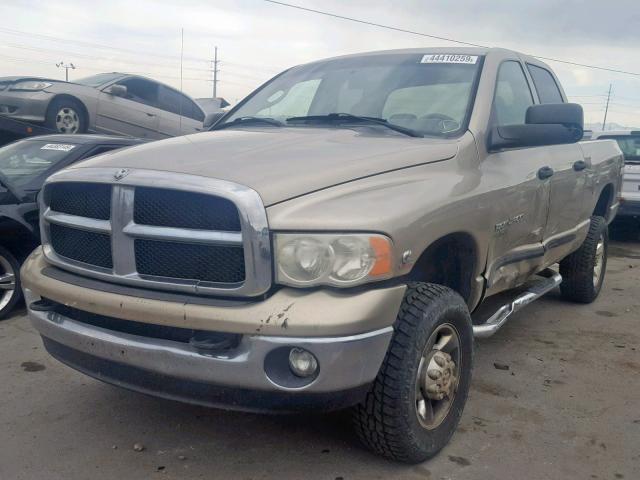 3D7KS28C95G861358 - 2005 DODGE RAM 2500 S Bej foto 2