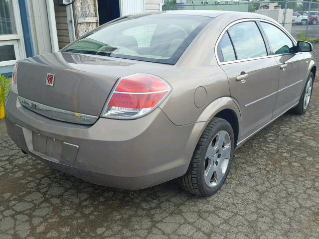 1G8ZS57N68F217605 - 2008 SATURN AURA XE GOLD photo 4