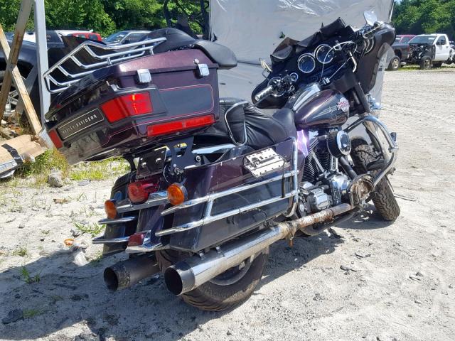 1HD1FCW195Y601922 - 2005 HARLEY-DAVIDSON FLHTCUI BURGUNDY photo 4