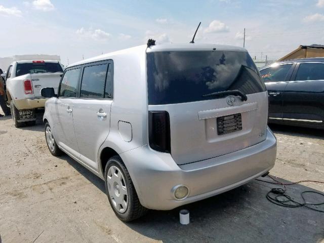 JTLKE50E691083075 - 2009 TOYOTA SCION XB ვერცხლისფერი ფოტო 3