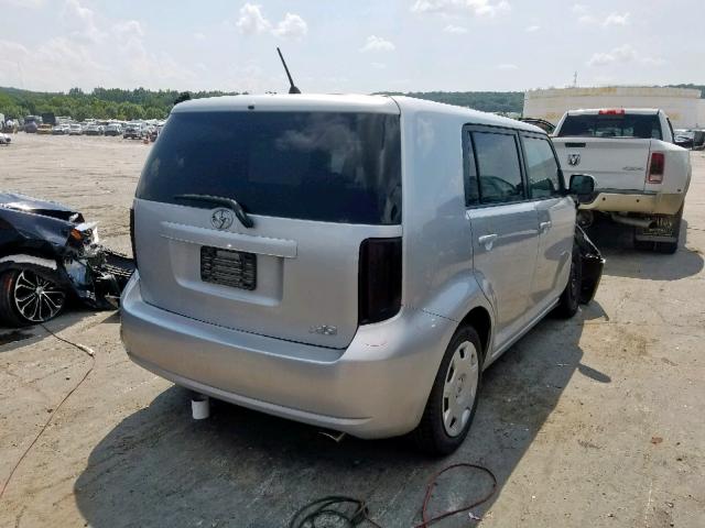 JTLKE50E691083075 - 2009 TOYOTA SCION XB ვერცხლისფერი ფოტო 4