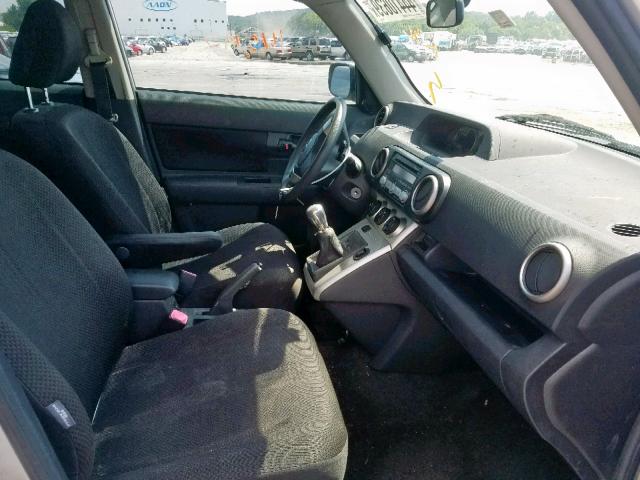 JTLKE50E691083075 - 2009 TOYOTA SCION XB ვერცხლისფერი ფოტო 5