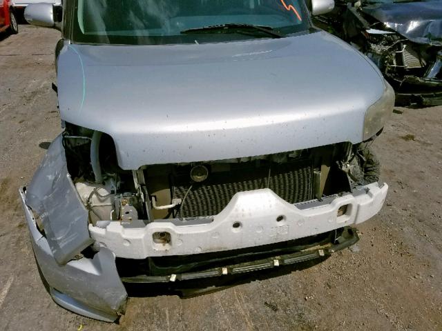 JTLKE50E691083075 - 2009 TOYOTA SCION XB ვერცხლისფერი ფოტო 9