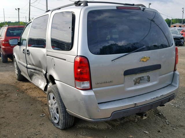 1GBDV131X7D171651 - 2007 CHEVROLET UPLANDER I SILVER photo 3