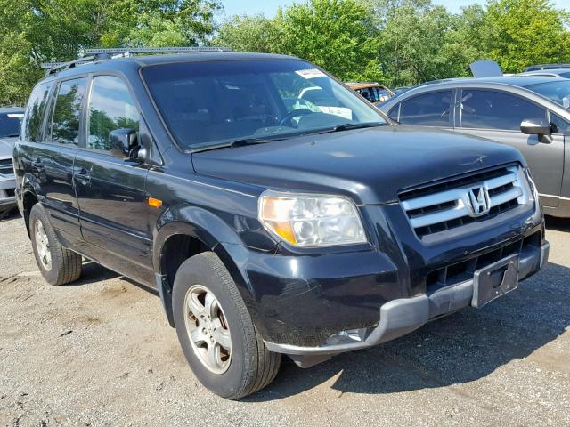 5FNYF18368B051750 - 2008 HONDA PILOT SE BLACK photo 1