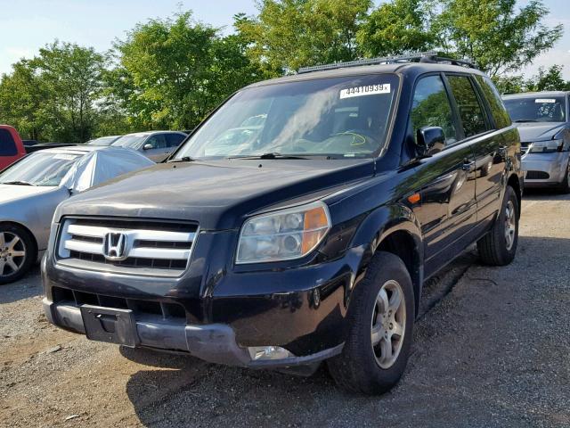 5FNYF18368B051750 - 2008 HONDA PILOT SE BLACK photo 2