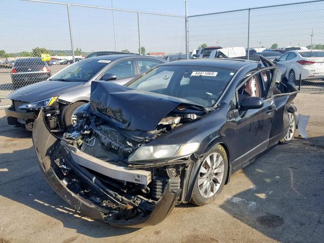 1HGFA16979L028006 - 2009 HONDA CIVIC EXL 黑色 照片 2