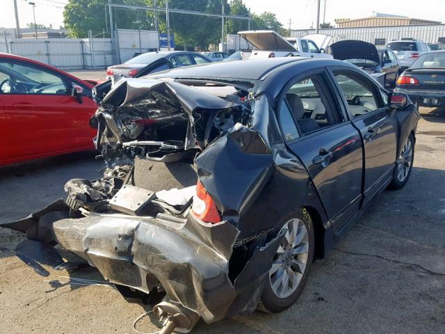 1HGFA16979L028006 - 2009 HONDA CIVIC EXL 黑色 照片 4
