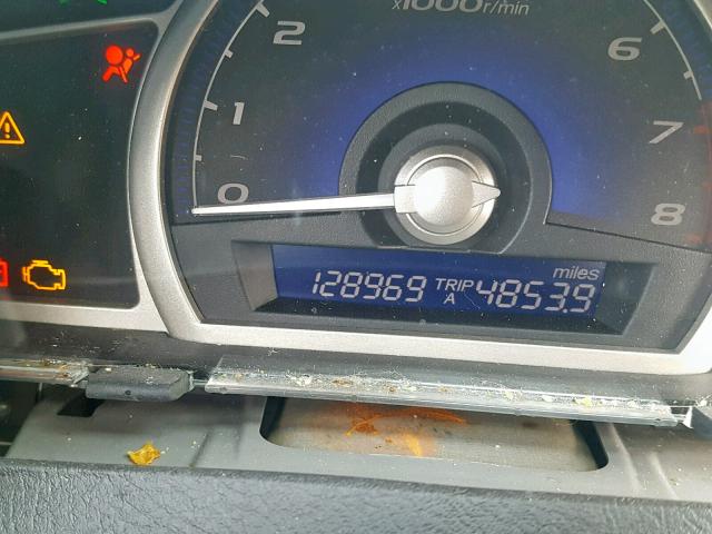 1HGFA16979L028006 - 2009 HONDA CIVIC EXL 黑色 照片 8