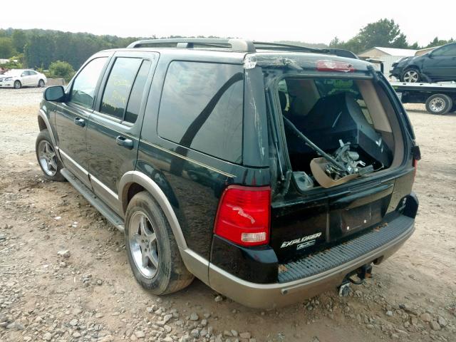 1FMDU74W23UA11829 - 2003 FORD EXPLORER E BLACK photo 3