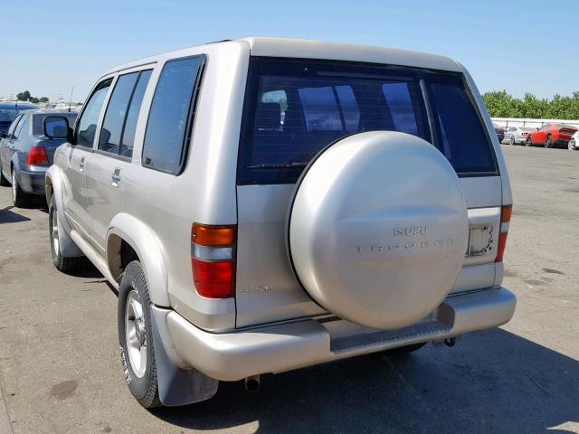 JACDJ58XXX7930808 - 1999 ISUZU TROOPER S TAN photo 3