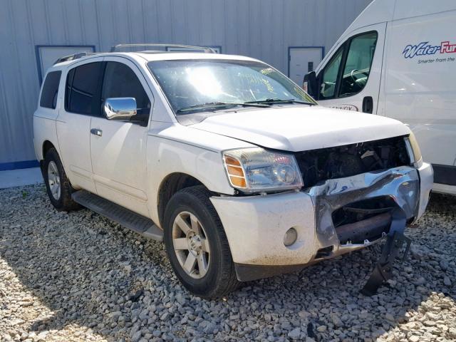 5N1AA08B04N723522 - 2004 NISSAN ARMADA SE WHITE photo 1