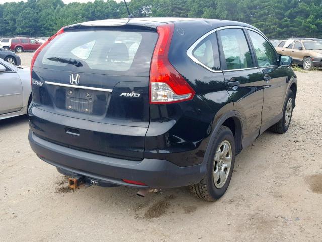 2HKRM4H39DH602325 - 2013 HONDA CR-V LX BLACK photo 4