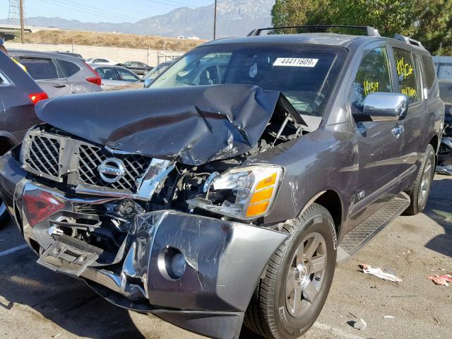 5N1AA08A87N705720 - 2007 NISSAN ARMADA SE CHARCOAL photo 2