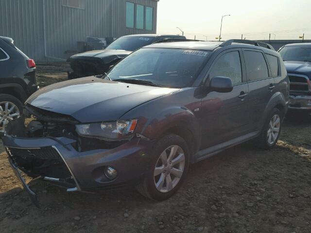 JA4AT2AW4CU610758 - 2012 MITSUBISHI OUTLANDER GRAY photo 2