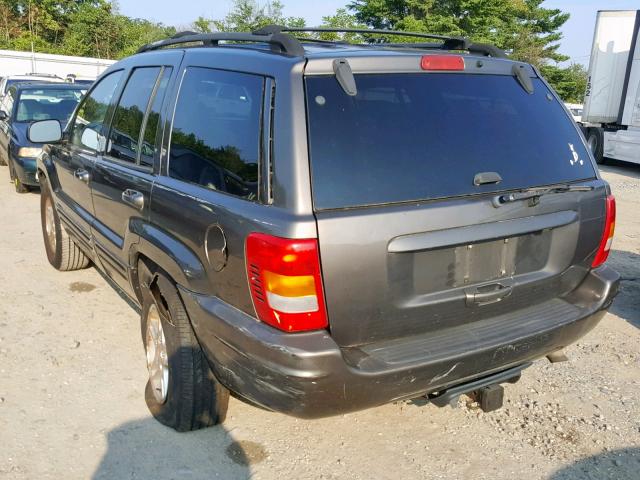 1J4GW58N6YC120416 - 2000 JEEP GRAND CHER GRAY photo 3