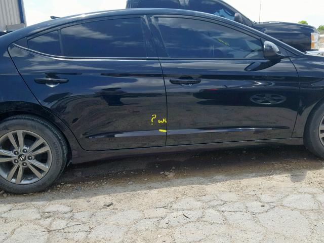 5NPD84LF6HH095793 - 2017 HYUNDAI ELANTRA BLACK photo 9