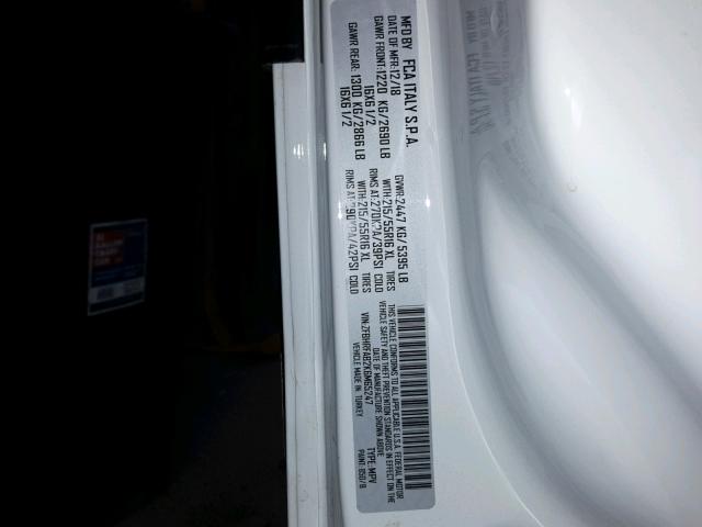 ZFBHRFAB2K6M65247 - 2019 RAM PROMASTER 白色 照片 10