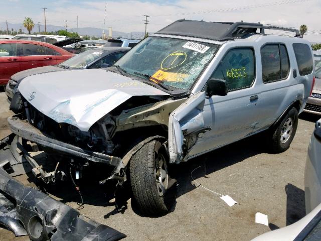 5N1DD28T63C666326 - 2003 NISSAN XTERRA XE SILVER photo 2