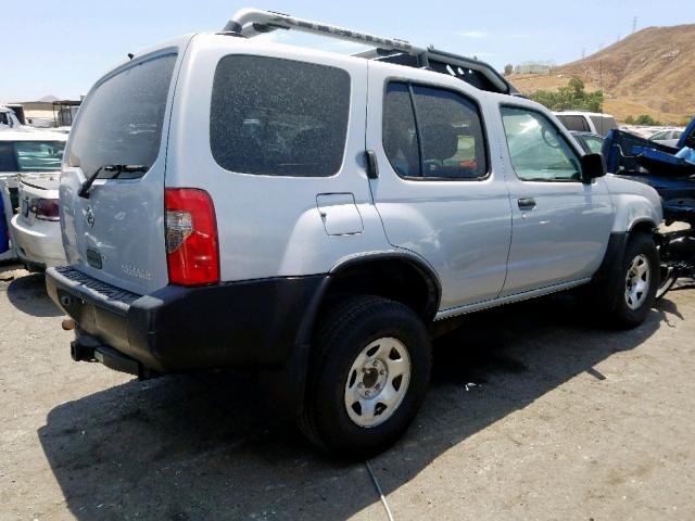 5N1DD28T63C666326 - 2003 NISSAN XTERRA XE SILVER photo 4