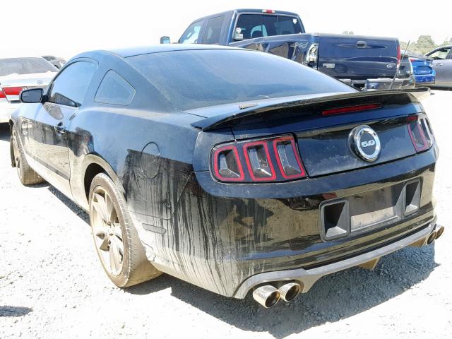 1ZVBP8CF5D5262671 - 2013 FORD MUSTANG GT BLACK photo 3