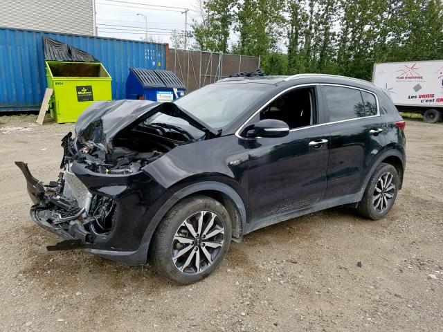 KNDPNCAC9J7376666 - 2018 KIA SPORTAGE E BLACK photo 2