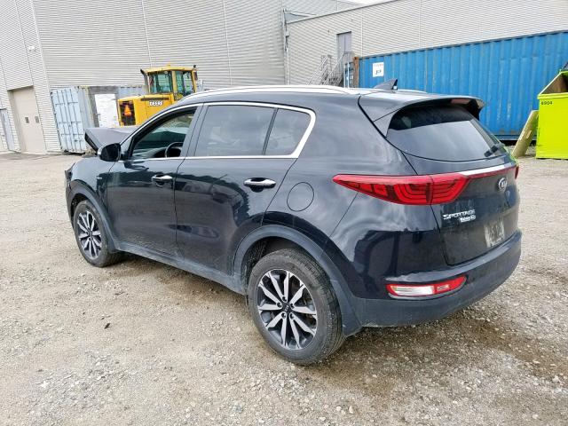 KNDPNCAC9J7376666 - 2018 KIA SPORTAGE E BLACK photo 3