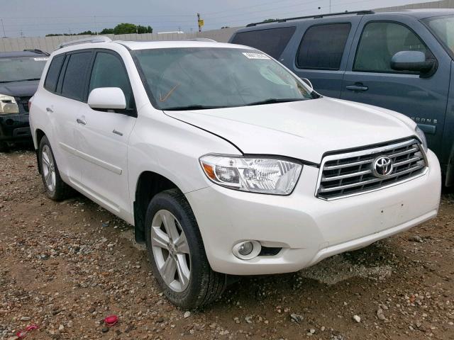 5TDDK3EH9AS020547 - 2010 TOYOTA HIGHLANDER WHITE photo 1