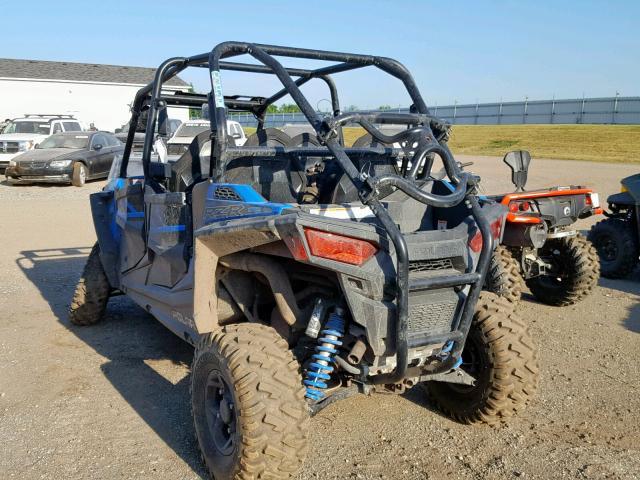 4XAVCE877HB677646 - 2017 POLARIS RZR 4 900 BLUE photo 3