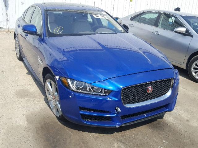 SAJAJ4FX8JCP32150 - 2018 JAGUAR XE PREMIUM BLUE photo 1