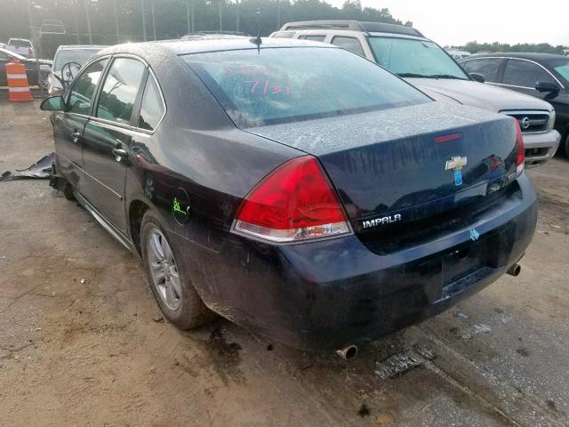 2G1WA5E33F1168616 - 2015 CHEVROLET IMPALA LIM BLACK photo 3