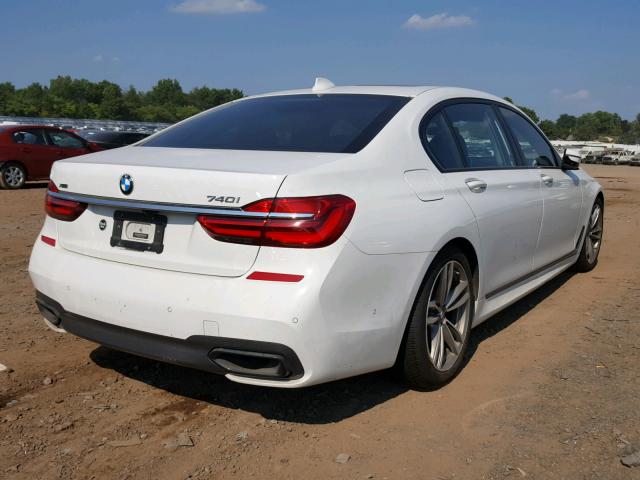 WBA7E4C59HGU99685 - 2017 BMW 740 XI WHITE photo 4