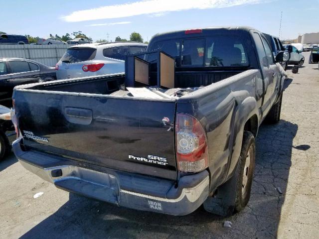 5TFTX4GNXCX006627 - 2012 TOYOTA TACOMA PRE BLACK photo 4