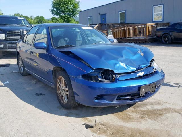 1G1JH52FX37266593 - 2003 CHEVROLET CAVALIER L BLUE photo 1