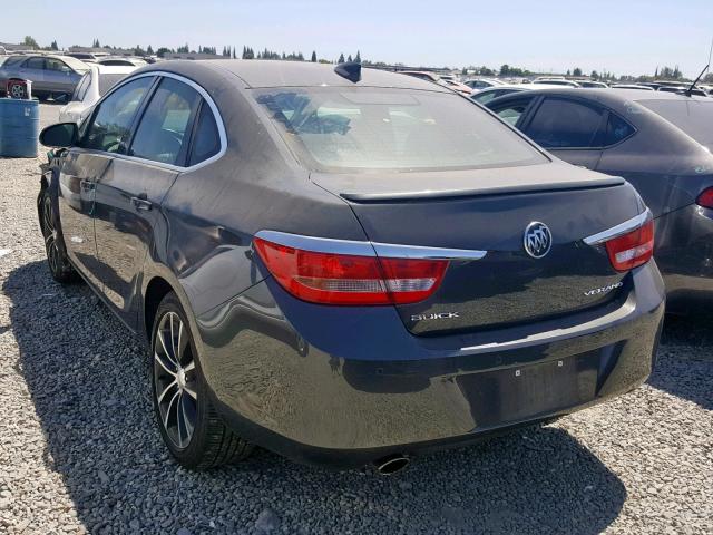 1G4PR5SK5H4121610 - 2017 BUICK VERANO SPO GRAY photo 3