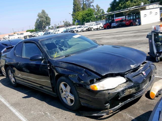 2G1WZ121859136880 - 2005 CHEVROLET MONTE CARL BLACK photo 1