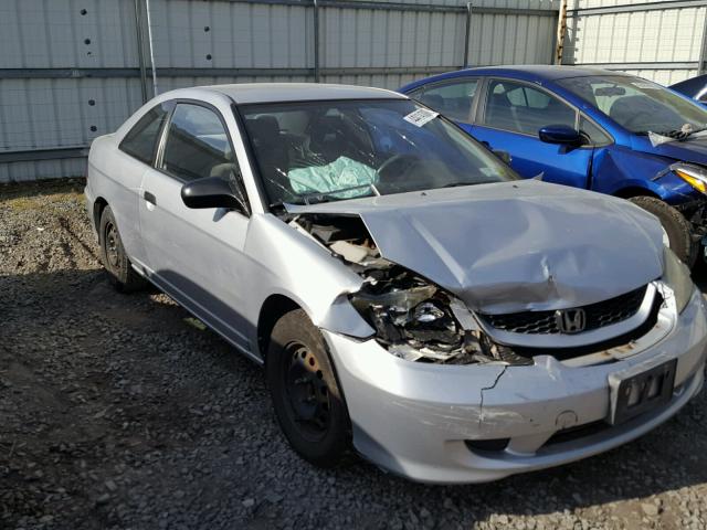 1HGEM22174L066062 - 2004 HONDA CIVIC DX V SILVER photo 1