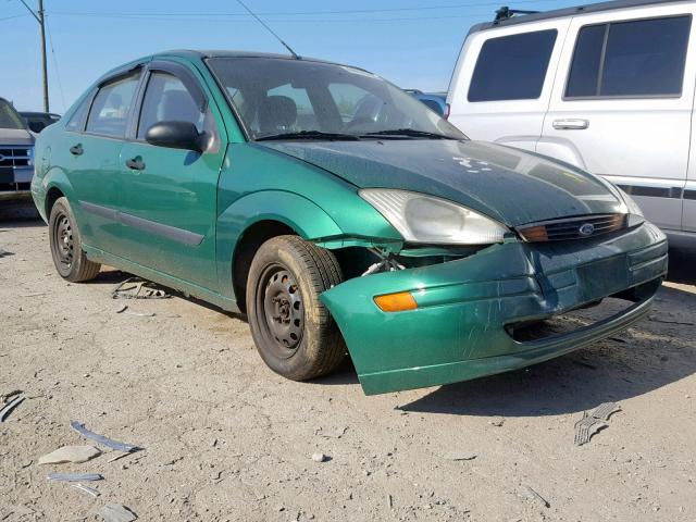 1FAFP33P32W236535 - 2002 FORD FOCUS LX GREEN photo 1