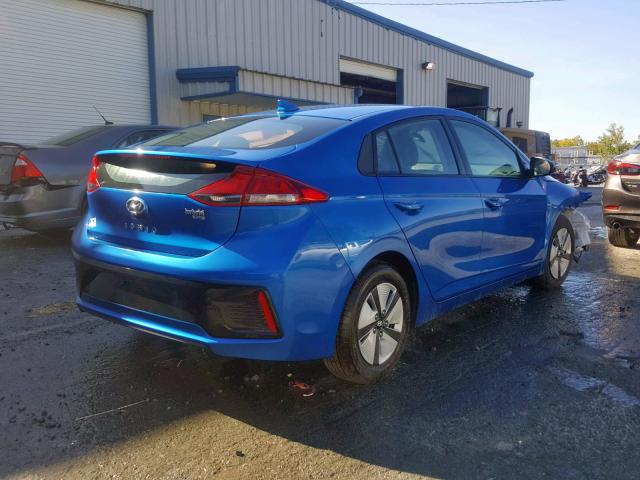 KMHC65LC9JU091158 - 2018 HYUNDAI IONIQ BLUE BLUE photo 4