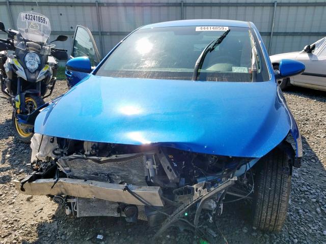 KMHC65LC9JU091158 - 2018 HYUNDAI IONIQ BLUE BLUE photo 9