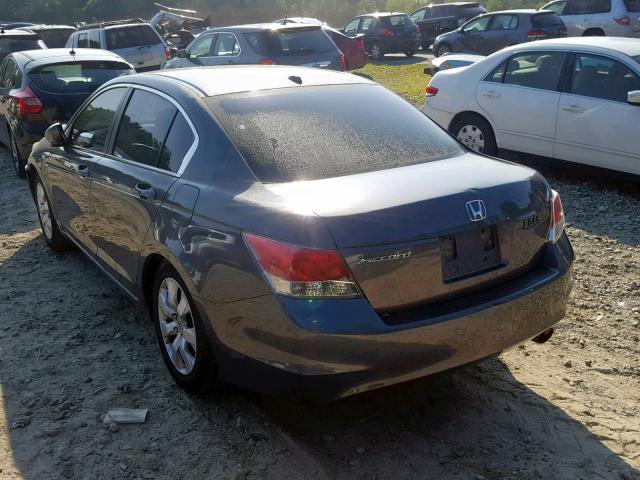 1HGCP26899A020838 - 2009 HONDA ACCORD EXL GRAY photo 3