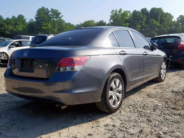 1HGCP26899A020838 - 2009 HONDA ACCORD EXL GRAY photo 4