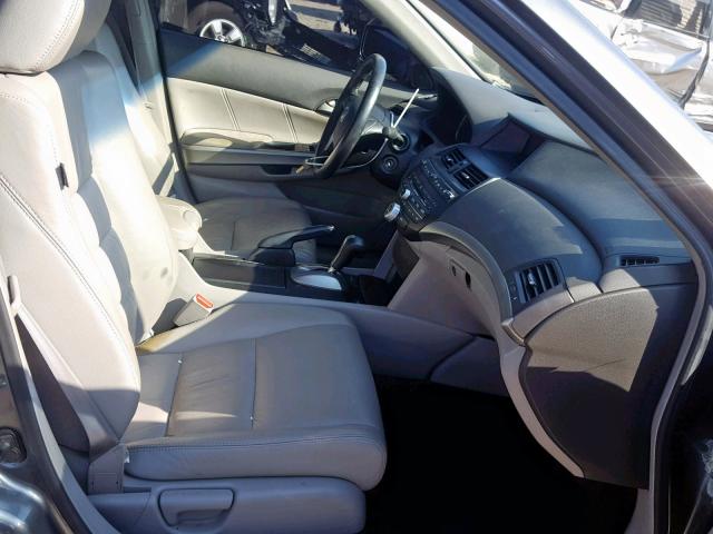 1HGCP26899A020838 - 2009 HONDA ACCORD EXL GRAY photo 5